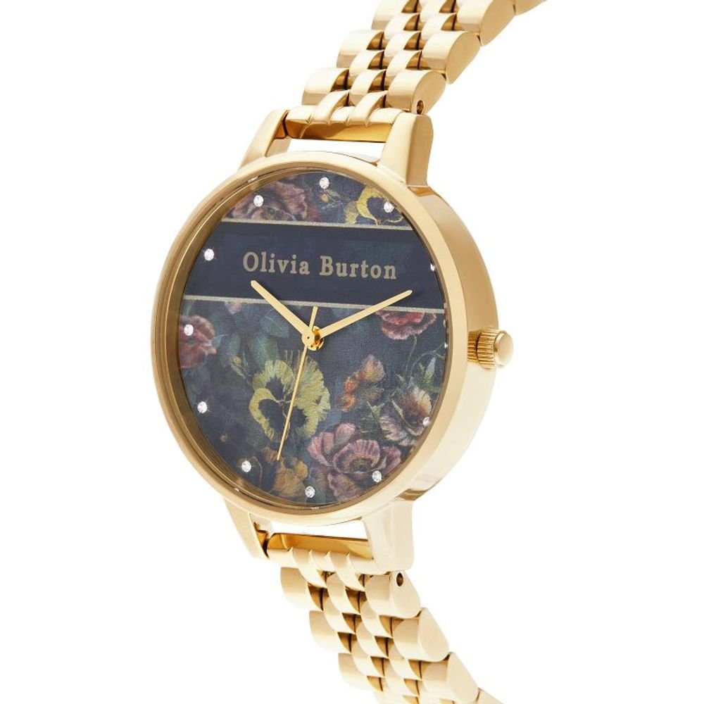 Olivia Burton Gold Steel Watch - Image 2