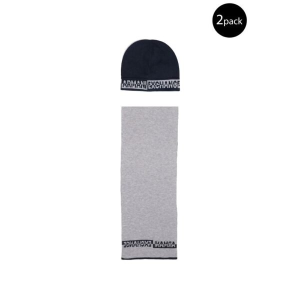 Armani Exchange Blue Polyamide Scarf - Image 2