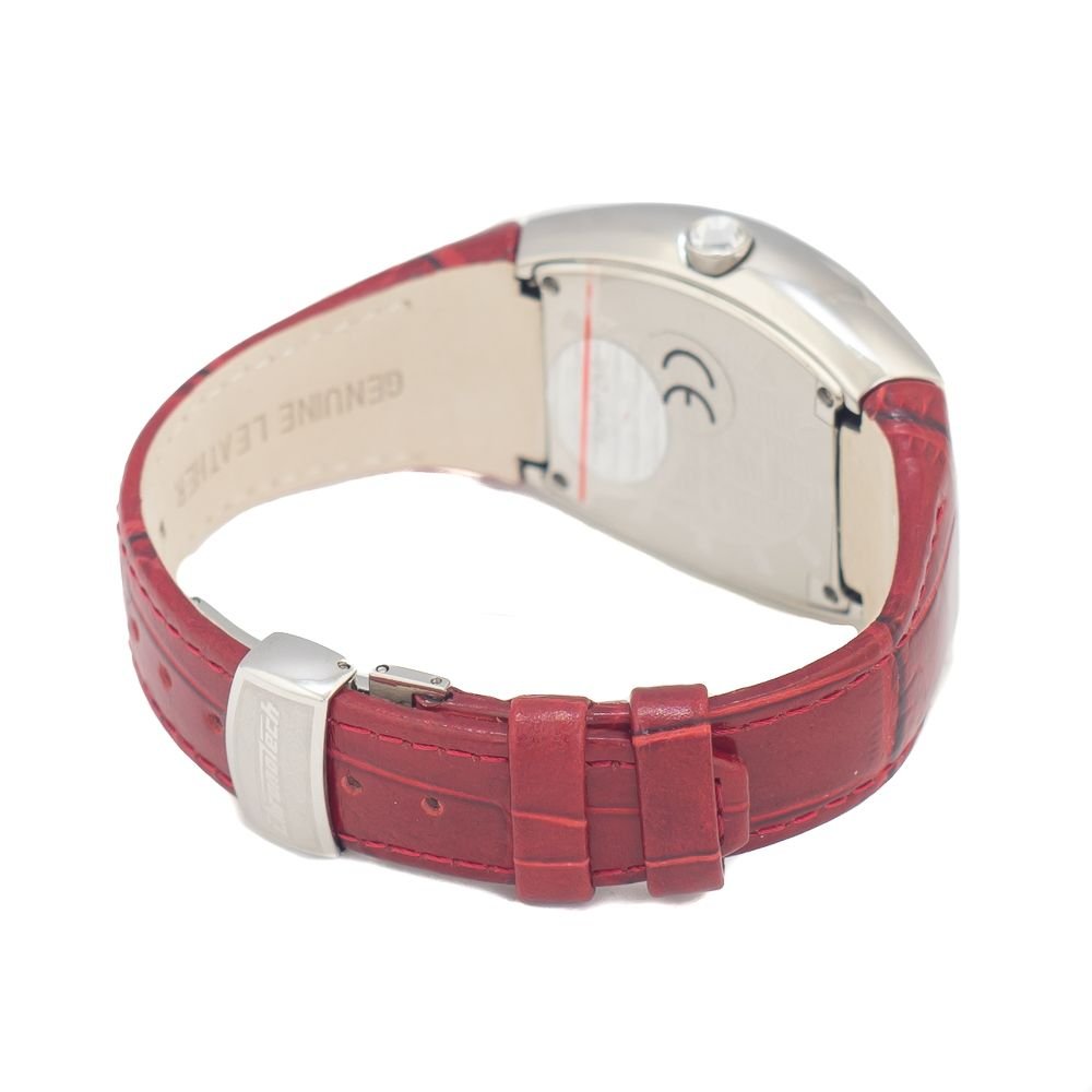 Chronotech Red Leather Watch - Image 2