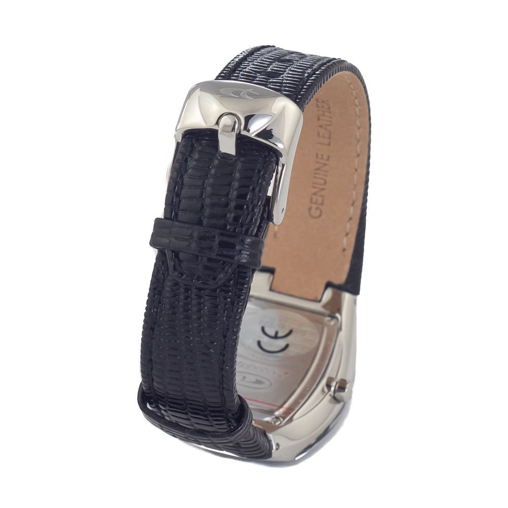 Chronotech Black Leather Watch - Image 2