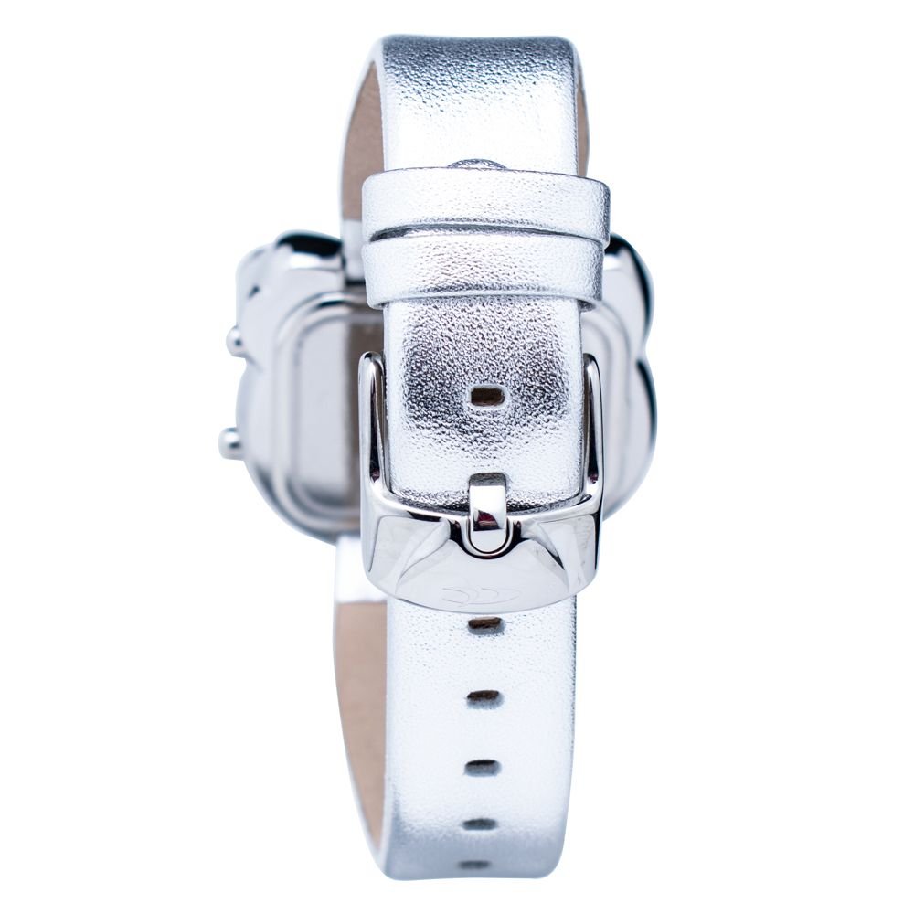 Chronotech Silver Leather Watch - Image 2