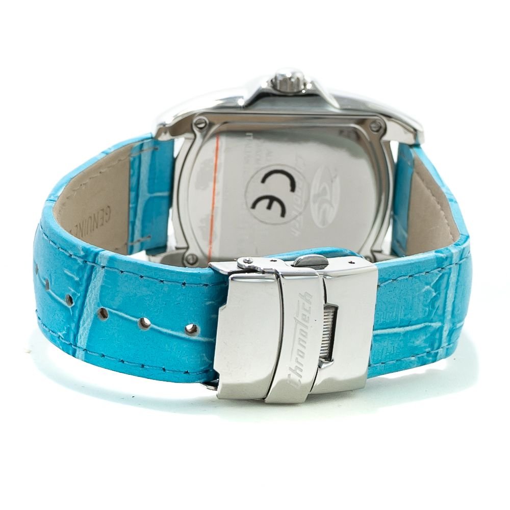 Chronotech Blue Leather Watch - Image 2
