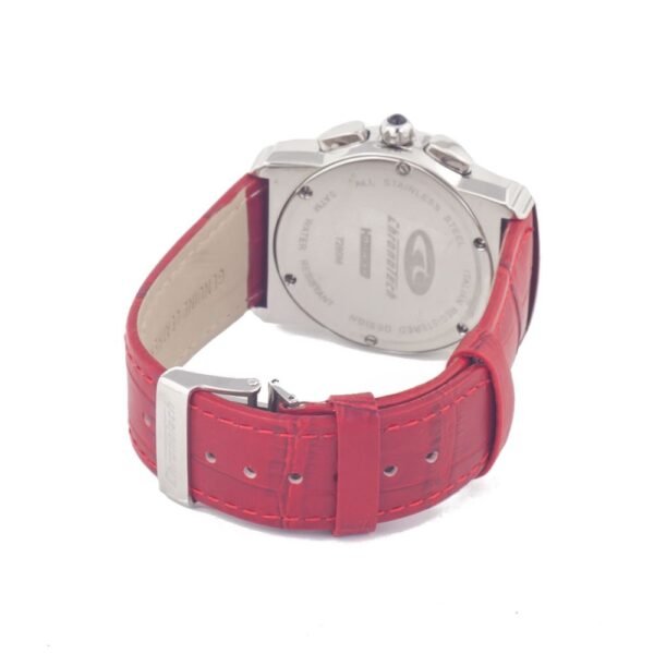 Chronotech Red Leather Watch - Image 2