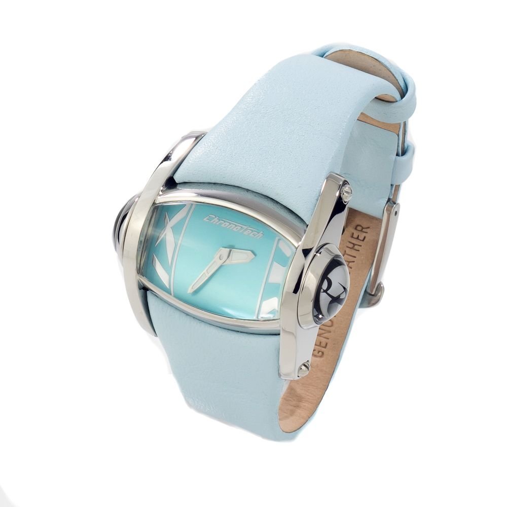 Chronotech Blue Leather Watch - Image 2