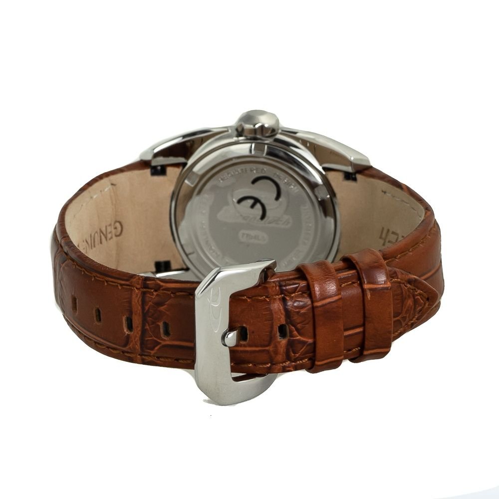 Chronotech Brown Leather Watch - Image 2