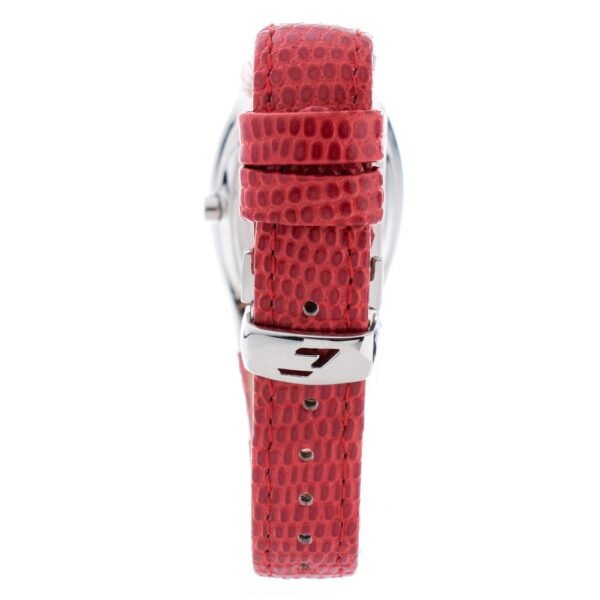 Chronotech Red Leather Watch - Image 2