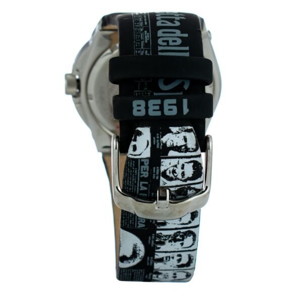 Chronotech Black Leather Watch - Image 2