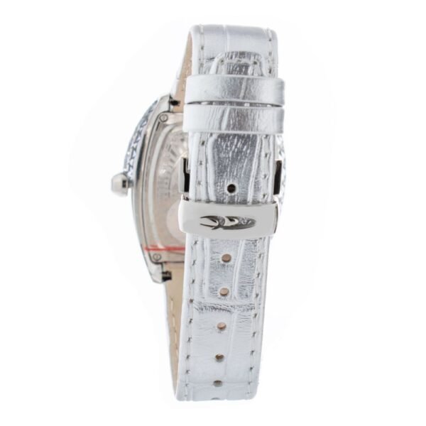 Chronotech Silver Leather Watch - Image 2