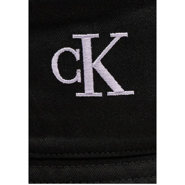 Calvin Klein Jeans Black Recycled Polyester Hat - Image 3