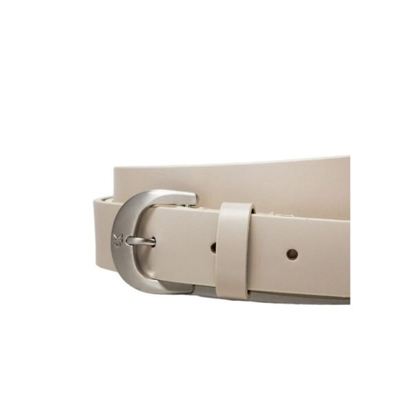 Calvin Klein Jeans Gray Leather Belt - Image 2