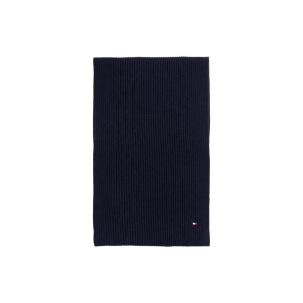 Tommy Hilfiger Blue Cotton Scarf - Image 4