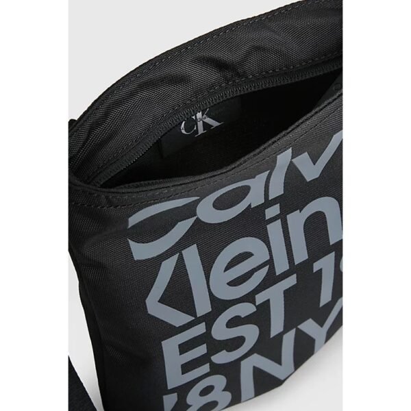 Calvin Klein Black Recycled Polyester Bag - Image 4