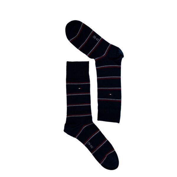 Tommy Hilfiger Blue Cotton Sock - Image 2
