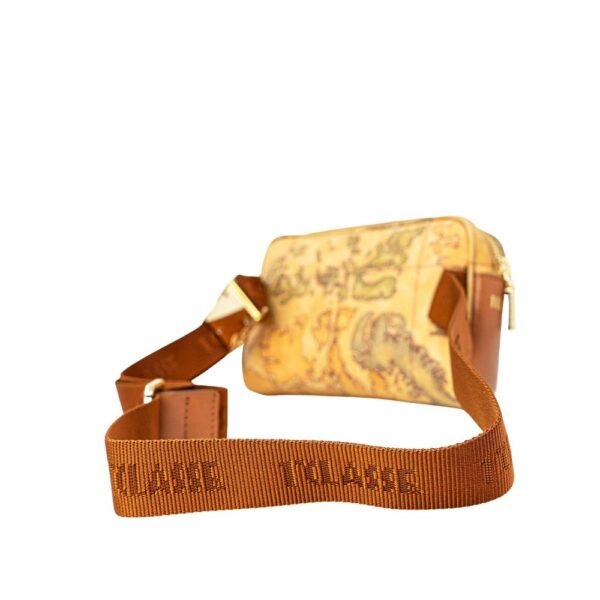 Alviero Martini Prima Classe Beige Leather Belt Bag - Image 3