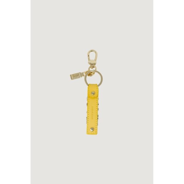 Alviero Martini Prima Classe Yellow Leather Keychain - Image 3