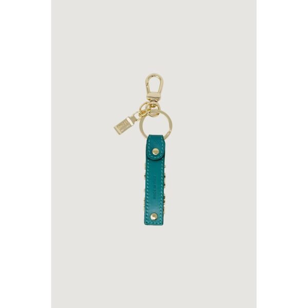 Alviero Martini Prima Classe Green Leather Keychain - Image 3