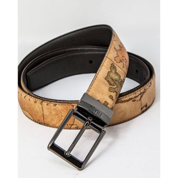 Alviero Martini Prima Classe Brown Leather Belt - Image 4