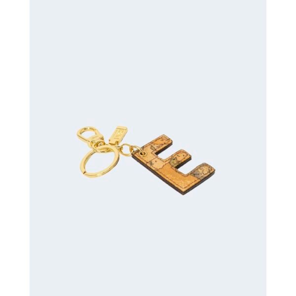 Alviero Martini Prima Classe Beige Leather Keychain - Image 2