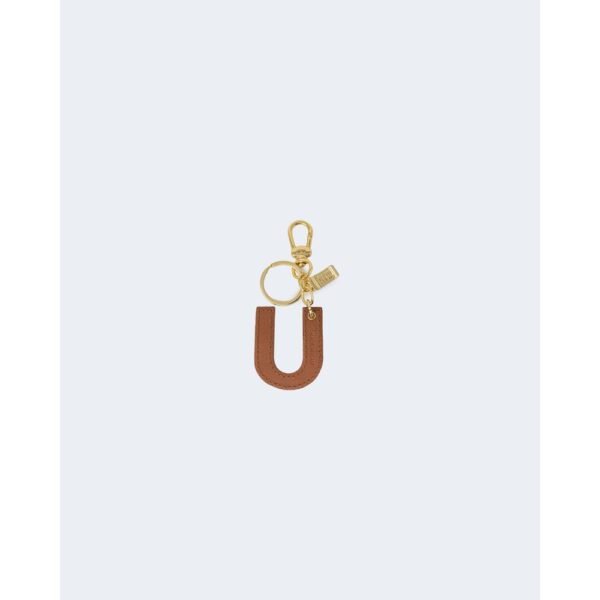 Alviero Martini Prima Classe Beige Leather Keychain - Image 3
