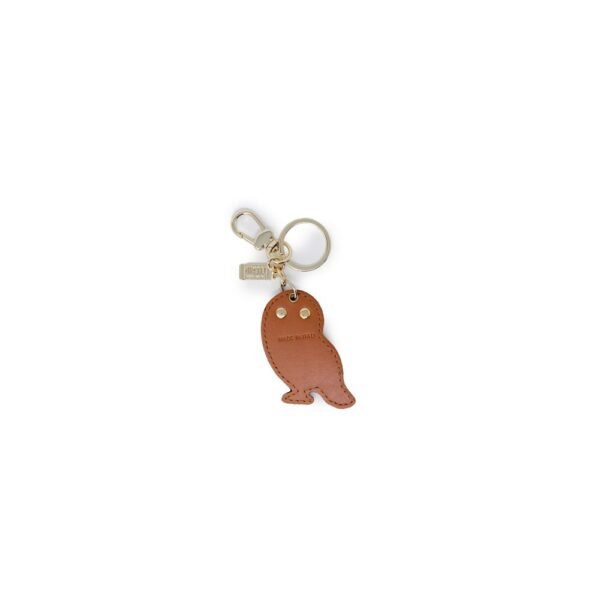 Alviero Martini Prima Classe Beige Leather Keychain - Image 2