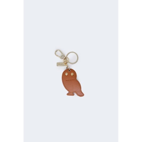 Alviero Martini Prima Classe Beige Leather Keychain - Image 3
