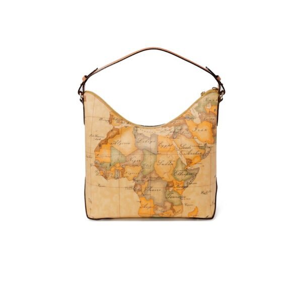 Alviero Martini Prima Classe Beige Cotton Handbag - Image 3