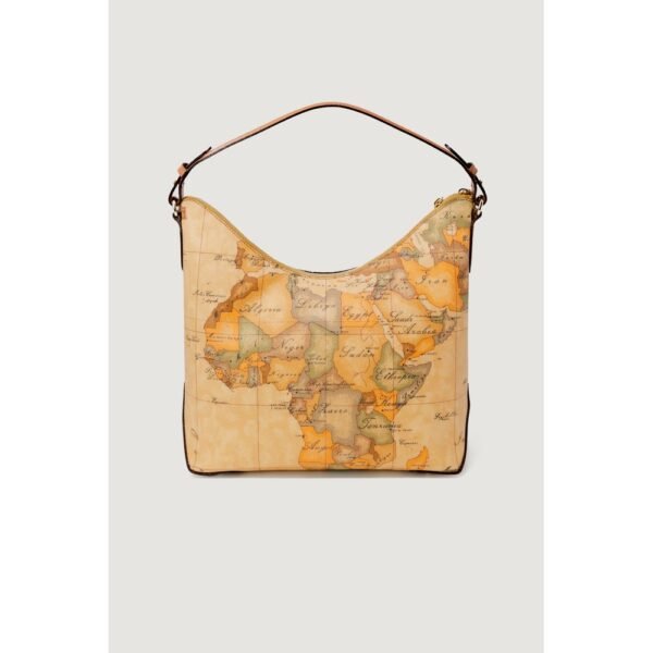 Alviero Martini Prima Classe Beige Cotton Handbag - Image 4