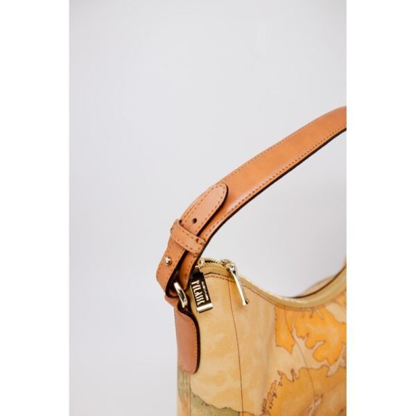 Alviero Martini Prima Classe Beige Cotton Handbag - Image 5