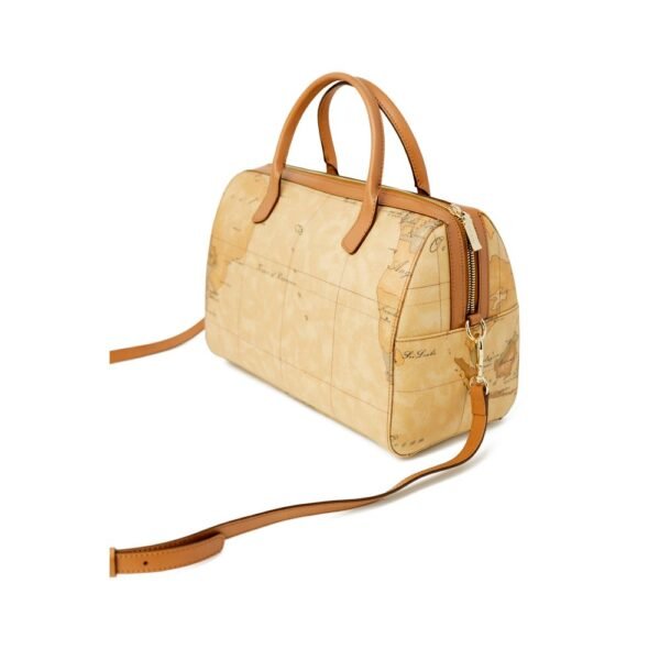 Alviero Martini Prima Classe Beige Leather Handbag - Image 2