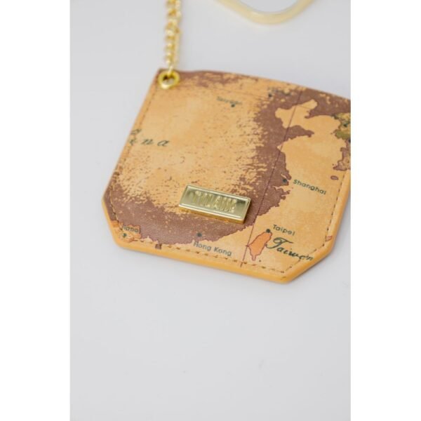 Alviero Martini Prima Classe Beige Copper Keychain - Image 3
