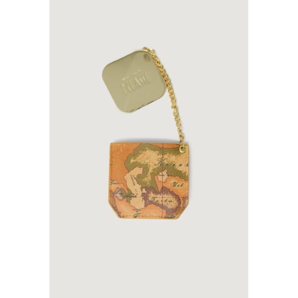 Alviero Martini Prima Classe Beige Copper Keychain - Image 4