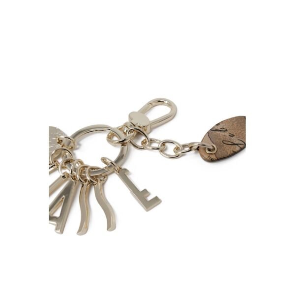 Alviero Martini Prima Classe Gold Zinc Keychain - Image 3