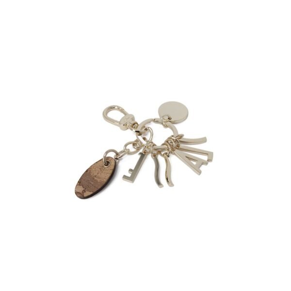 Alviero Martini Prima Classe Gold Zinc Keychain - Image 4
