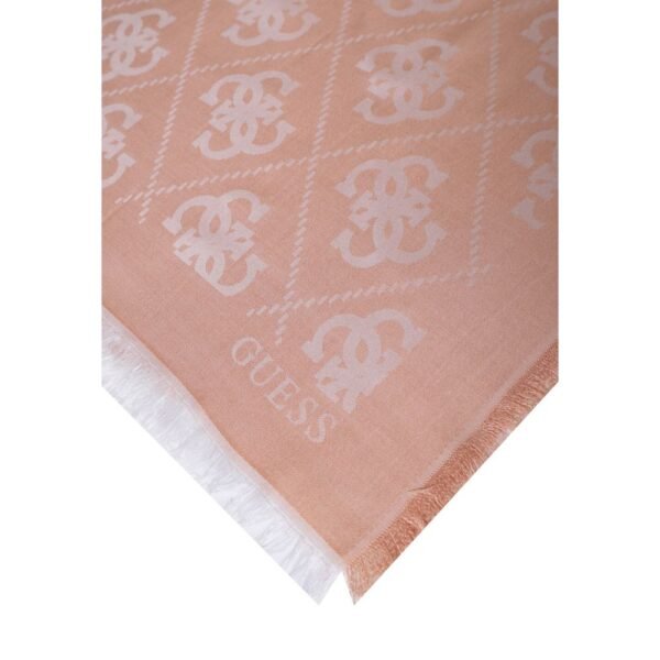Guess Orange Viscose Scarf - Image 5