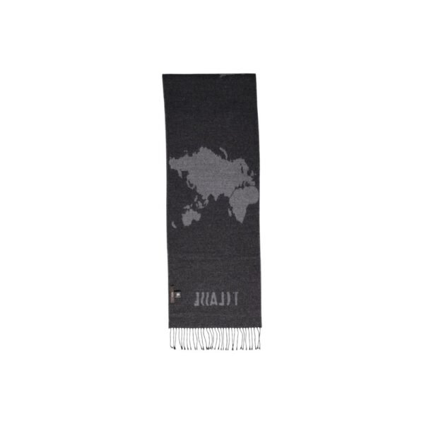 Alviero Martini Prima Classe Gray Polyacrylic Scarf - Image 4