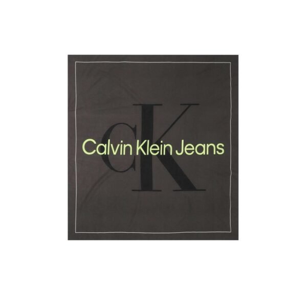 Calvin Klein Black Organic Cotton Scarf - Image 3