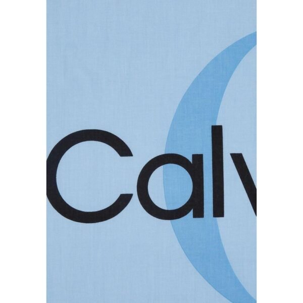 Calvin Klein Blue Organic Cotton Scarf - Image 2