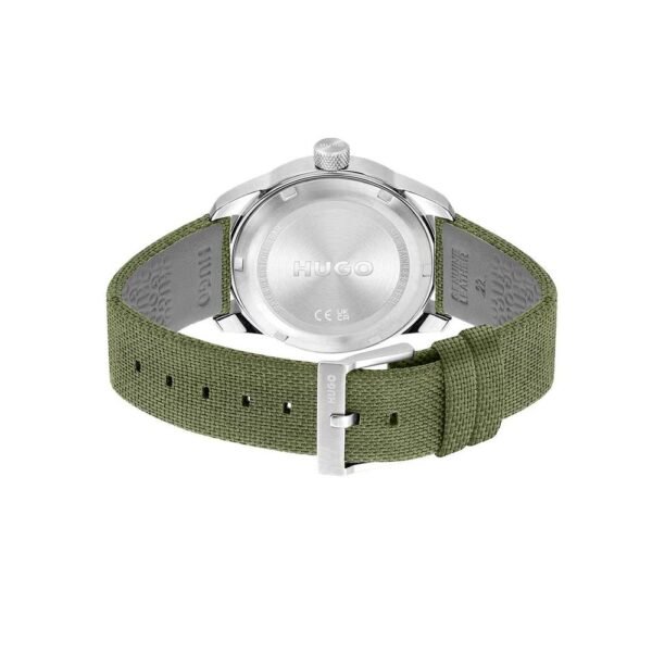 Hugo Boss Green Fabric Watch - Image 2