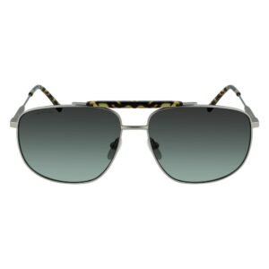 Lacoste Gray Metal Sunglasses