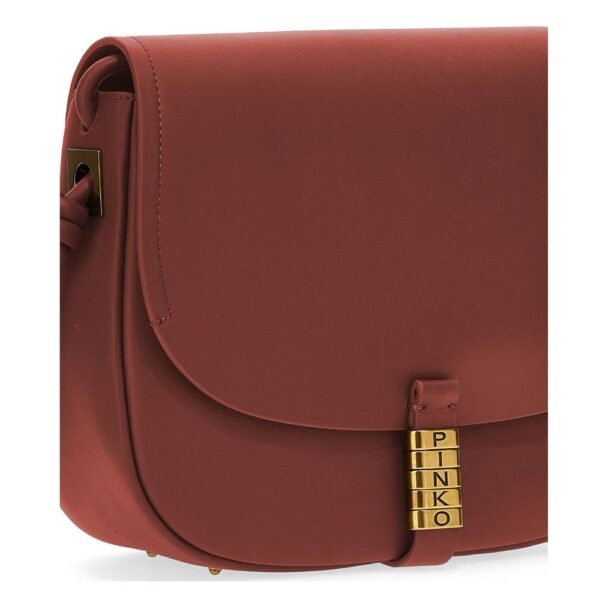 PINKO Red Leather Women Crossbody Bag - Image 3