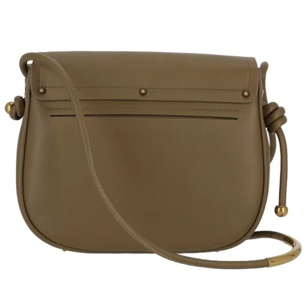 PINKO Green Women Leather Crossbody Bag - Image 2