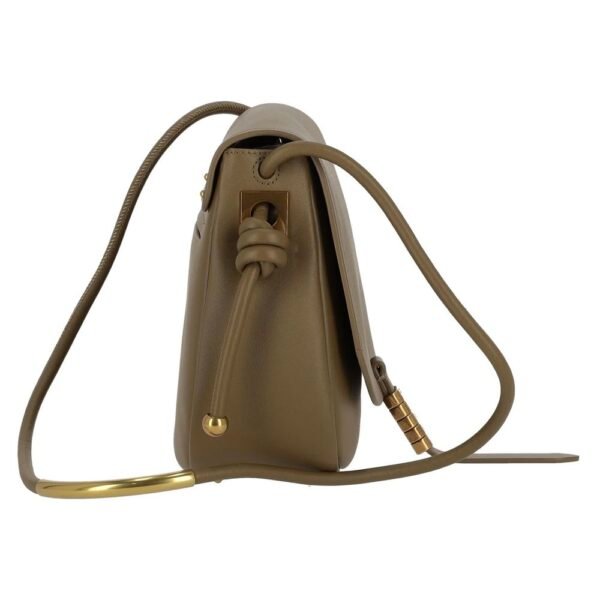 PINKO Green Women Leather Crossbody Bag - Image 4