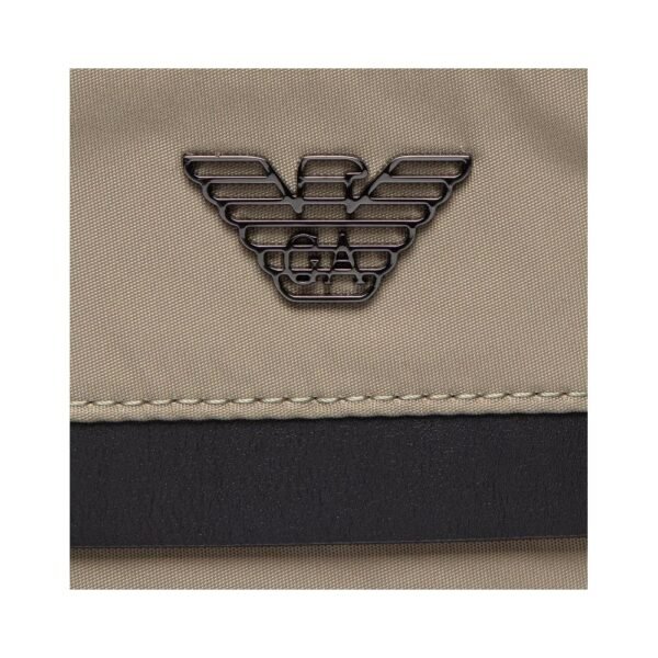 Emporio Armani Beige Nylon Messenger Bag - Image 3