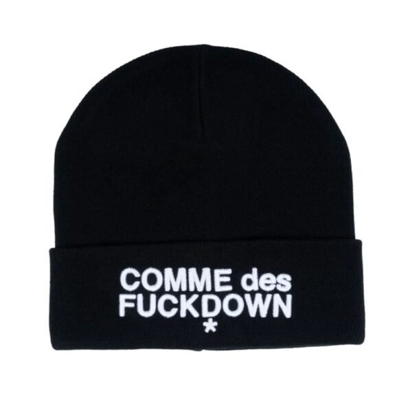 Comme Des Fuckdown Black Acrylic Hats & Cap - Image 3