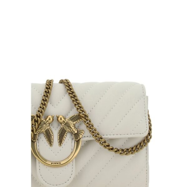 PINKO Love One White Shoulder Bag - Image 4