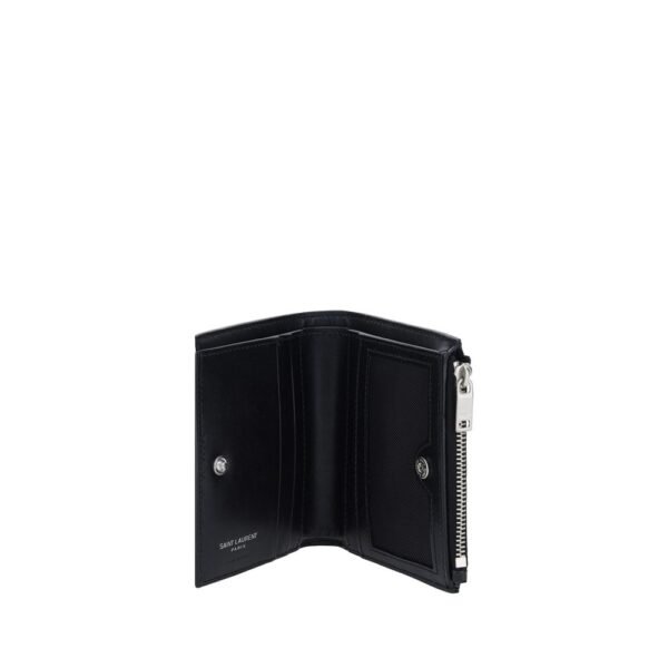 YSL Saint Laurent Black Wallet Card Holder - Image 3