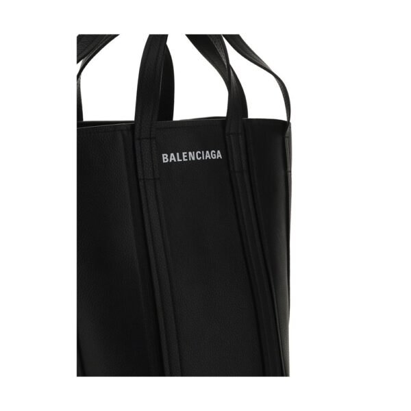 Balenciaga Everyday Black Leather Purse Handbag - Image 4
