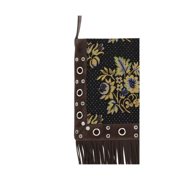 Valentino Garavani Fringe Print Shoulder Bag - Image 3