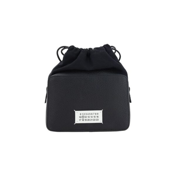 Margiela Black Leather Bucket Bag