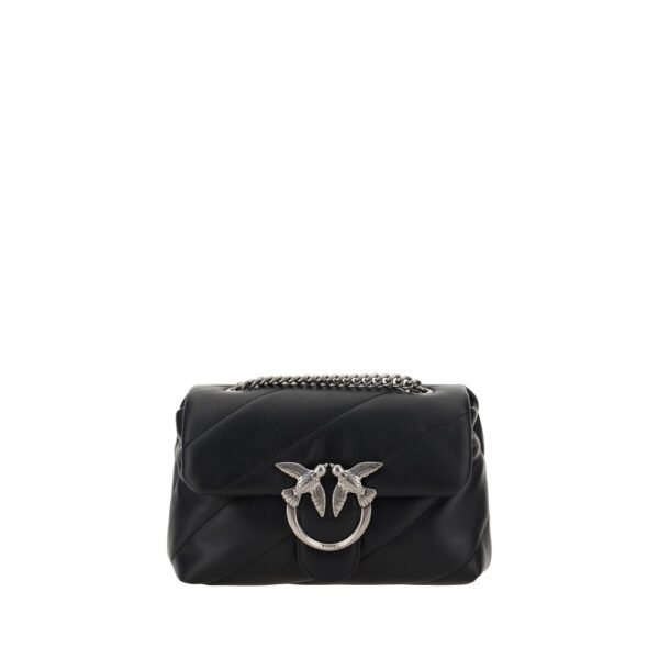 PINKO Love Mini Puff Black Shoulder Bag